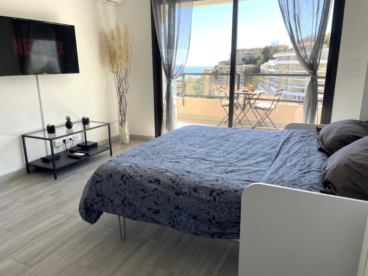 New Studio, Piscine Et Vue Mer • Proche De Monaco Beausoleil Exterior foto